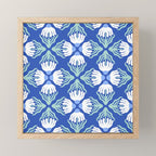 Funky Wavy Daisy Pattern Mini Art Print Gallery Image 1