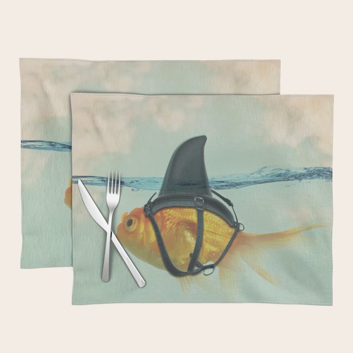 Brilliant DISGUISE - Goldfish with a Shark Fin Placemat Gallery Image 1