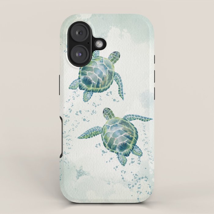 Two Sea Turtles  iPhone Case Gallery Image 1