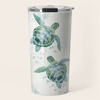 Two Sea Turtles  Travel Mug Gallery Image 1
