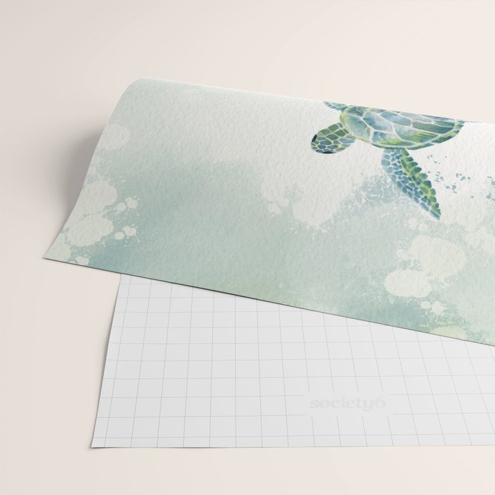 Two Sea Turtles  Wrapping Paper Gallery Image 2