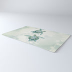 Two Sea Turtles  Rug Gallery Image 3