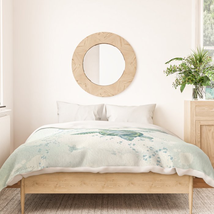 Two Sea Turtles  Duvet Cover Gallery Image 3