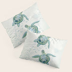 Two Sea Turtles  Pillow Sham Gallery Image 3