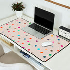 vintage dots 35 Desk Mat Gallery Image 2