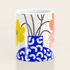 Inheritance, Flower Pot Botanical Floral, Eclectic Bohemian Concept Pop of Color, Dopamine Positivity Plants Nature Heredity Contemporary Coffee Mug Gallery Image 4