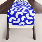 Inheritance, Flower Pot Botanical Floral, Eclectic Bohemian Concept Pop of Color, Dopamine Positivity Plants Nature Heredity Contemporary Table Runner Gallery Image 1