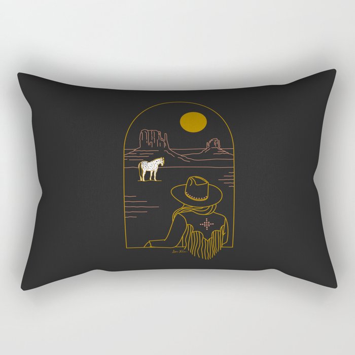 Lost Pony Rectangular Pillow