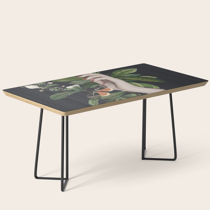 Minimal Collage/ Hand, Plants and Butterflies 7 Coffee Table Gallery Image 1