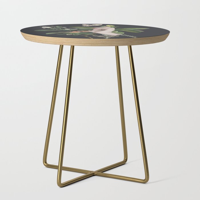 Minimal Collage/ Hand, Plants and Butterflies 7 Side Table Gallery Image 1