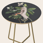Minimal Collage/ Hand, Plants and Butterflies 7 Side Table Gallery Image 2