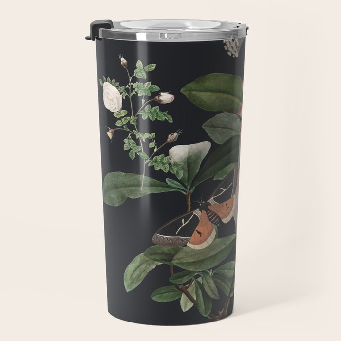 Minimal Collage/ Hand, Plants and Butterflies 7 Travel Mug Gallery Image 3