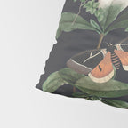 Minimal Collage/ Hand, Plants and Butterflies 7 Pillow Sham Gallery Image 4