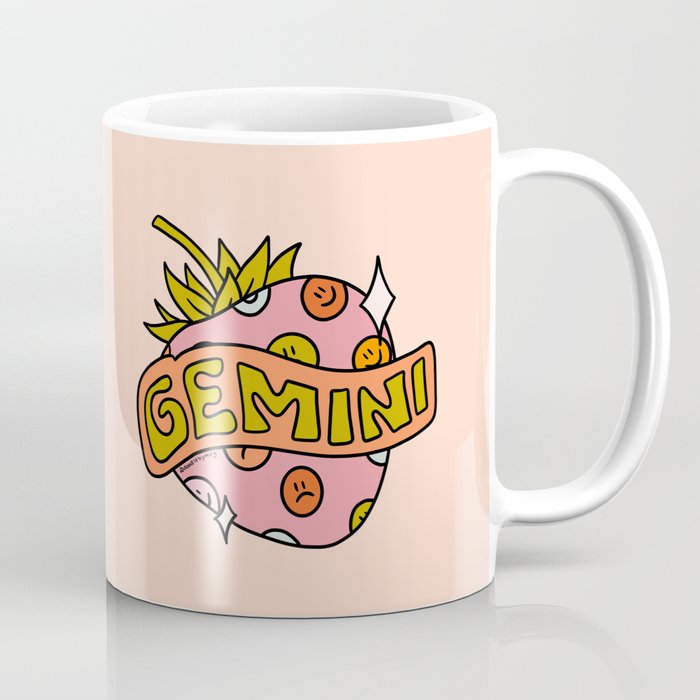 Gemini Strawberry Coffee Mug Gallery Image 1