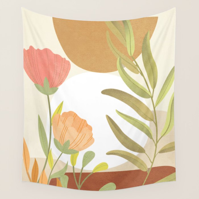 Elegant Shapes 06 Wall Tapestry Gallery Image 4