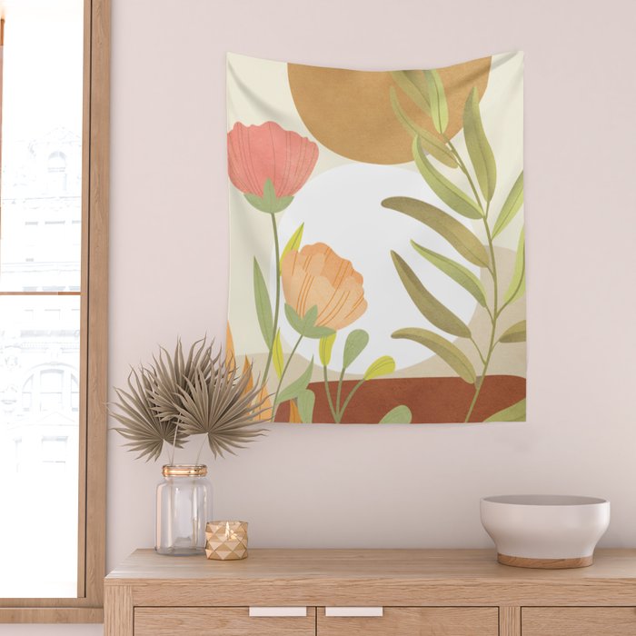 Elegant Shapes 06 Wall Tapestry Gallery Image 2