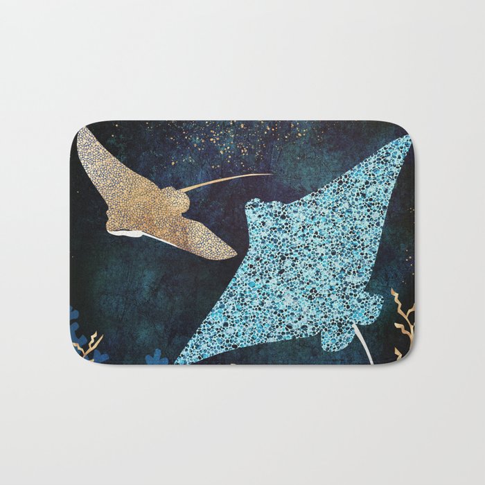 Metallic Stingray II Bath Mat Gallery Image 1