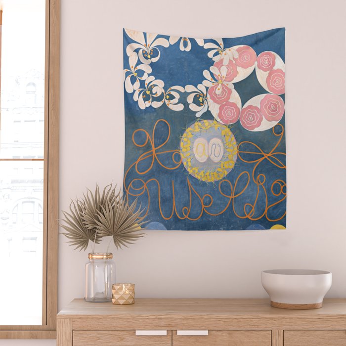 Hilma af Klint - Group IV, The Ten Largest, No. 1, Childhood Wall Tapestry Gallery Image 2