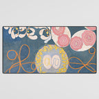 Hilma af Klint - Group IV, The Ten Largest, No. 1, Childhood Desk Mat Gallery Image 3