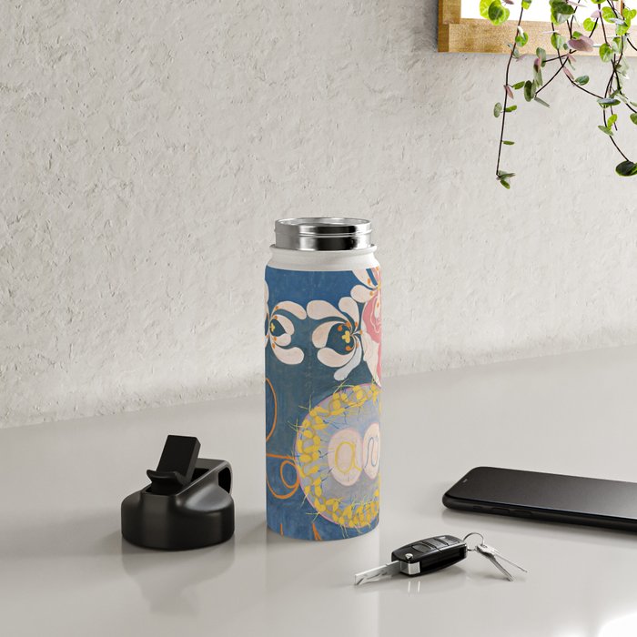 Hilma af Klint - Group IV, The Ten Largest, No. 1, Childhood Water Bottle Gallery Image 4