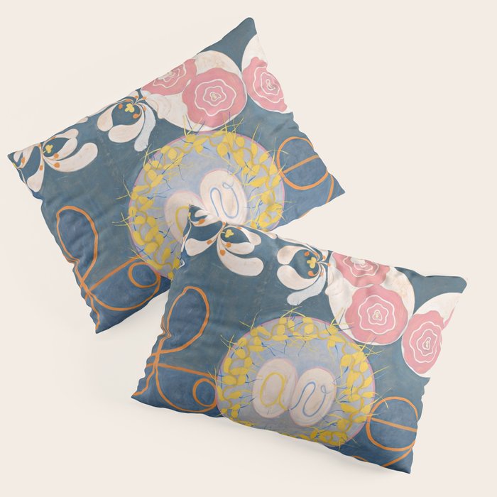 Hilma af Klint - Group IV, The Ten Largest, No. 1, Childhood Pillow Sham Gallery Image 3