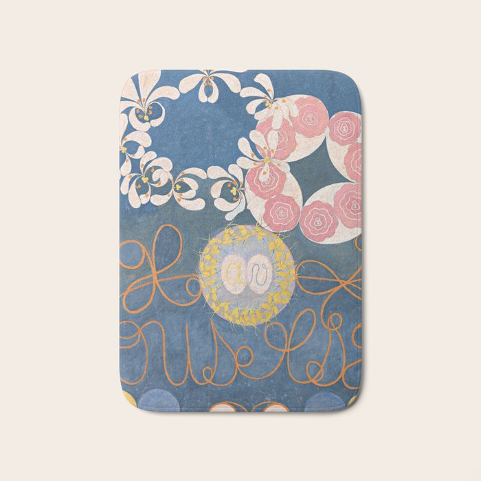 Hilma af Klint - Group IV, The Ten Largest, No. 1, Childhood Bath Mat Gallery Image 1