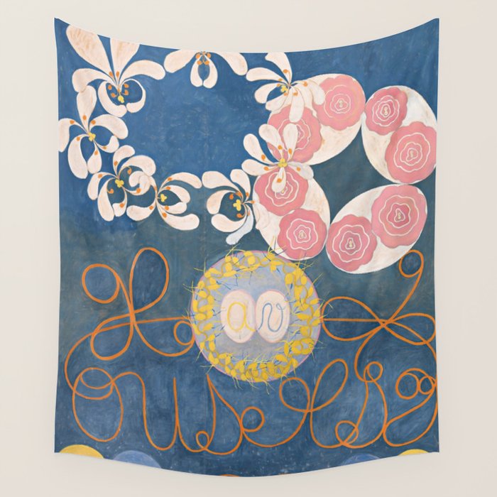 Hilma af Klint - Group IV, The Ten Largest, No. 1, Childhood Wall Tapestry Gallery Image 4