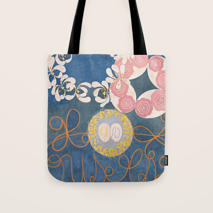 Hilma af Klint - Group IV, The Ten Largest, No. 1, Childhood Tote Bag Gallery Image 1