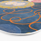 Hilma af Klint - Group IV, The Ten Largest, No. 1, Childhood Bath Mat Gallery Image 3