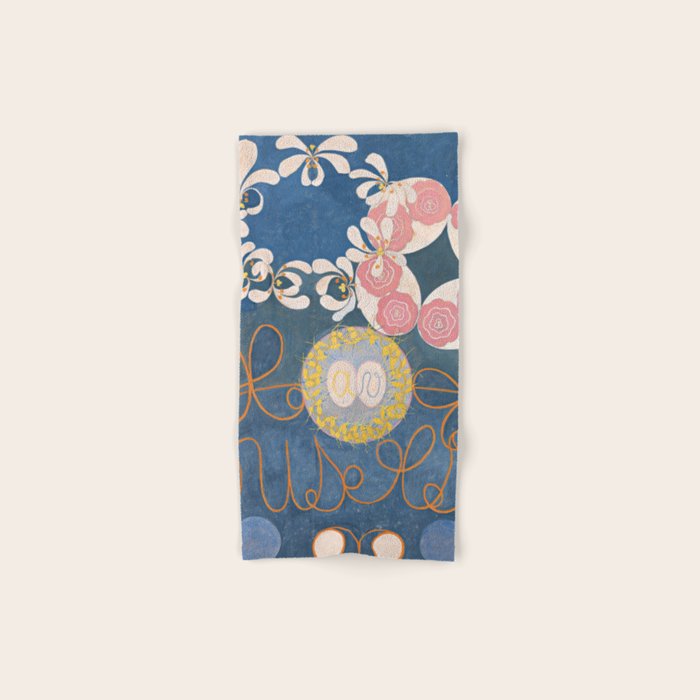 Hilma af Klint - Group IV, The Ten Largest, No. 1, Childhood Bath Towel Gallery Image 1