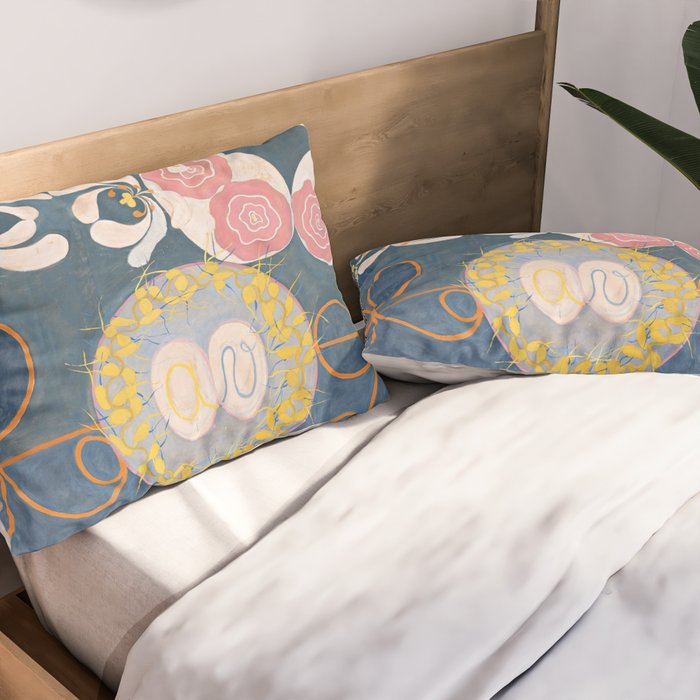 Hilma af Klint - Group IV, The Ten Largest, No. 1, Childhood Pillow Sham Gallery Image 2