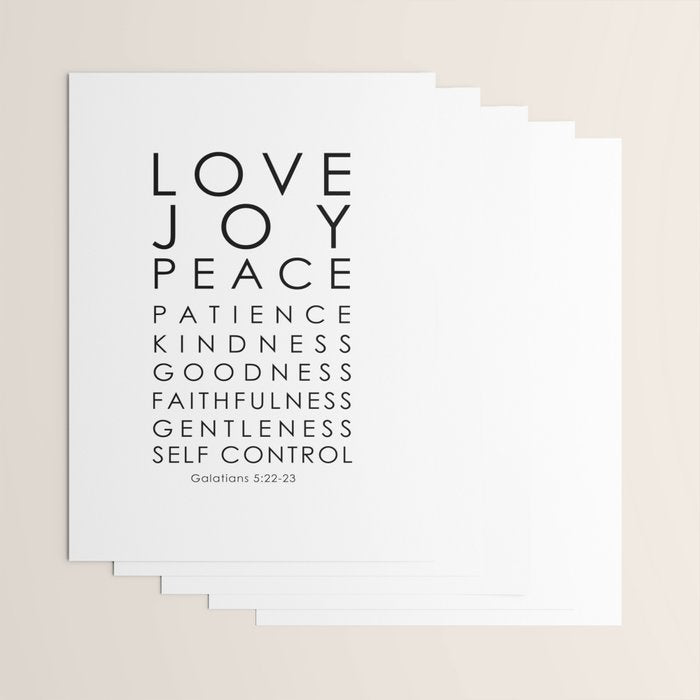 Fruits of the Spirit, Galatians 5:22-23 Wrapping Paper Gallery Image 3