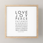 Fruits of the Spirit, Galatians 5:22-23 Mini Art Print Gallery Image 1