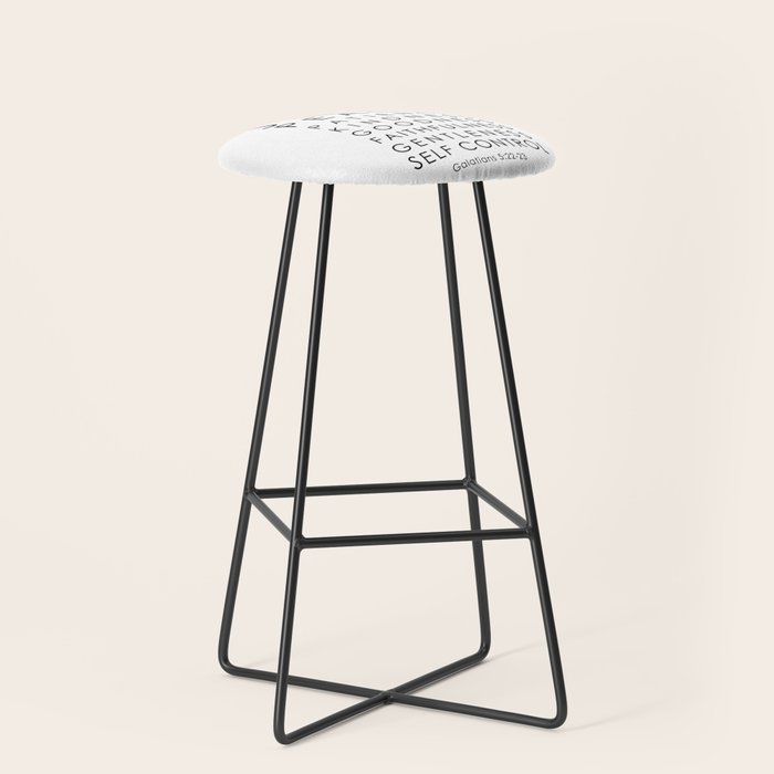 Fruits of the Spirit, Galatians 5:22-23 Stool Gallery Image 1
