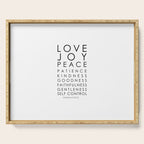 Fruits of the Spirit, Galatians 5:22-23 Serving Tray Gallery Image 1