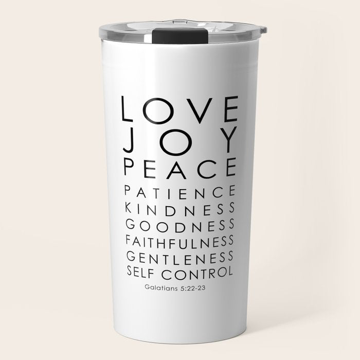Fruits of the Spirit, Galatians 5:22-23 Travel Mug Gallery Image 1