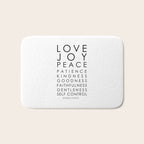 Fruits of the Spirit, Galatians 5:22-23 Bath Mat Gallery Image 1