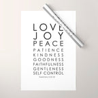 Fruits of the Spirit, Galatians 5:22-23 Wrapping Paper Gallery Image 1