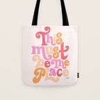 This Must Be the Place (Pink Palette) Tote Bag Gallery Image 1