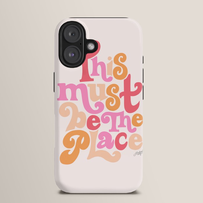 This Must Be the Place (Pink Palette) iPhone Case Gallery Image 13