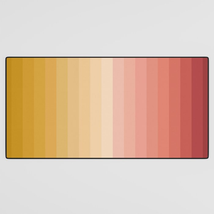 Multicolor Stripes XV Desk Mat Gallery Image 3