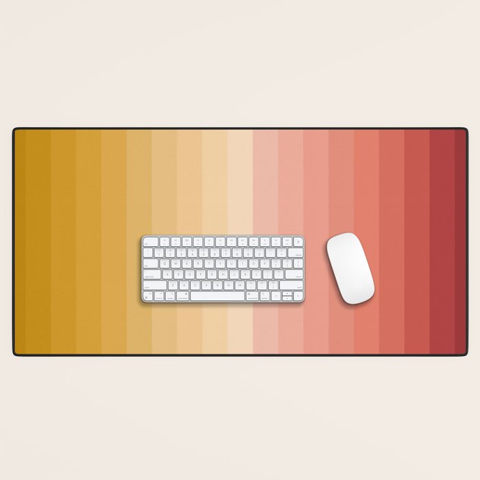 Multicolor Stripes XV Desk Mat Gallery Image 1
