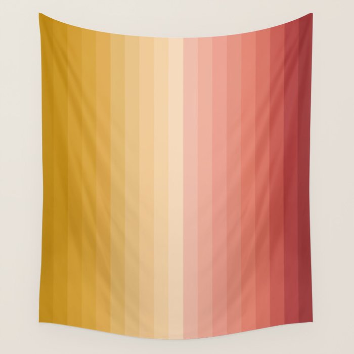Multicolor Stripes XV Wall Tapestry Gallery Image 4