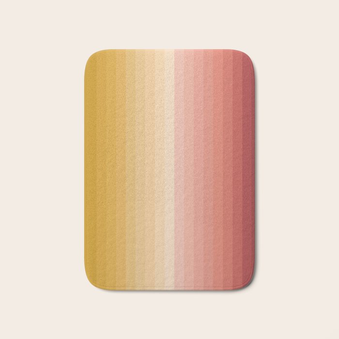 Multicolor Stripes XV Bath Mat Gallery Image 1