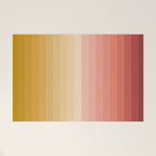 Multicolor Stripes XV Welcome Mat Gallery Image 1