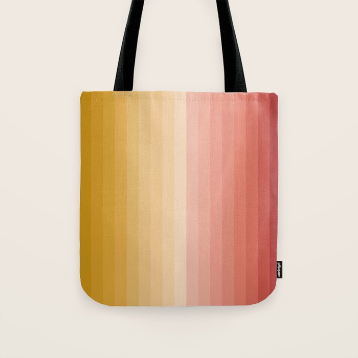 Multicolor Stripes XV Tote Bag Gallery Image 1