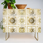 Talavera Mexican Tile - Gold Palette Credenza Gallery Image 1