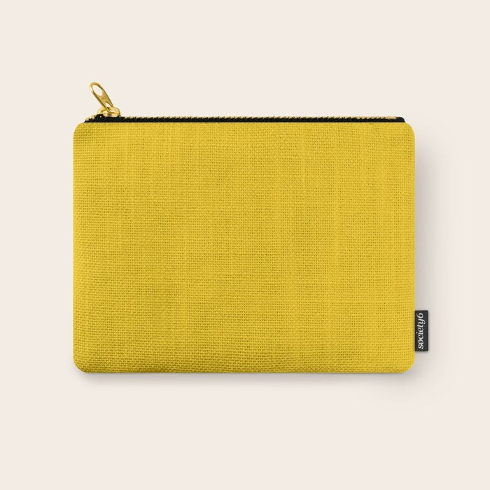 Dandelion Yellow Solid Color Carry All Pouch Gallery Image 1