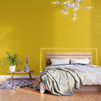 Dandelion Yellow Solid Color Wallpaper Gallery Image 3