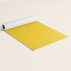 Dandelion Yellow Solid Color Yoga Mat Gallery Image 2